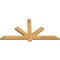 Ekena Millwork Kennewick Rough Sawn Timber Gable Bracket, Western Red Cedar, 60"W x 30"H x 2"D x 4"F, 12/12 Pitch GBW060X30X0204KEN00RWR - alternate 3
